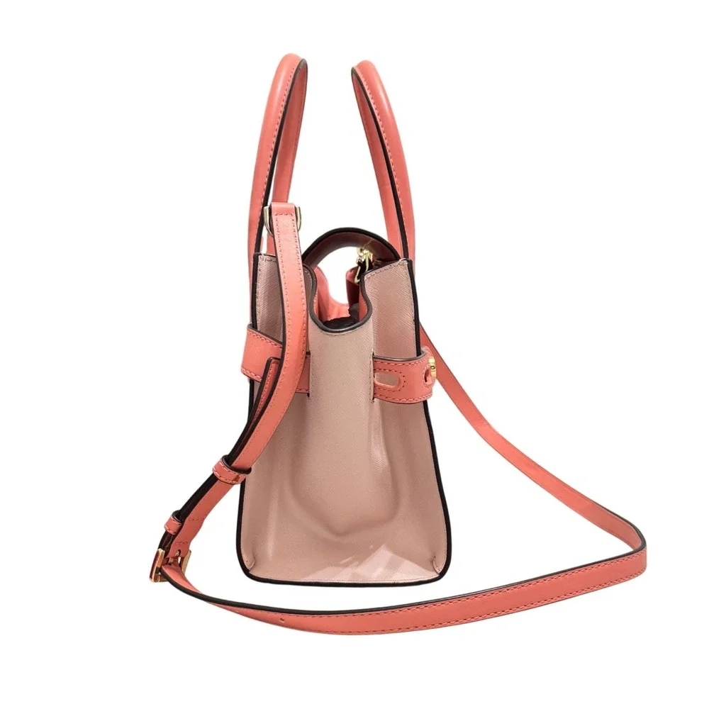 Michael‎ Kors Carmen Medium Satchel Women Medium Pink New Colorblock 35S2GNMS8T